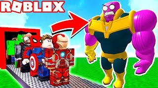 ПРОТИВ ТАНОСА ПОСТРОИЛ КОРПОРАЦИЮ СУПЕРГЕРОЕВ! Roblox