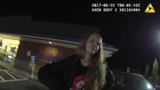 18 Year Old Resisting Arrest: "YOU GRABBED MY BOOB"