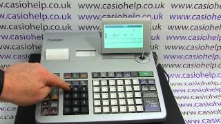 Setting The £ Currency Symbol Casio SE-S3000 / PCR-T2100 / PCR-T2300 / PCR-T2400 Cash Register
