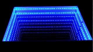 Стол с подсветкой эффект бесконечности HD