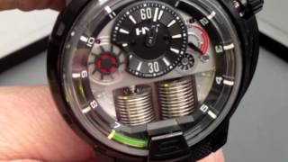 HYT H1 watch "LIVE" when liquid moves between 5 and 6 hour