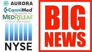 Aurora stock will get listed on the NYSE on October 2018.