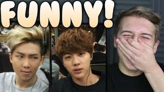 Namjin FUNNY Moments Reaction (Namjoon / Rap Monster and Jin) | BTS