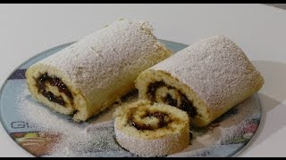 Бисквитный рулет Очень простой рецепт Sponge roll very simple recipe