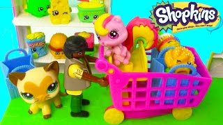 LPS Shopkins Small Mart Review Littlest Pet Shop Playset Exclusive Toy Review