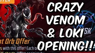 Crazy Venom & Loki Premium Orb Opening!! - Marvel Strike Force