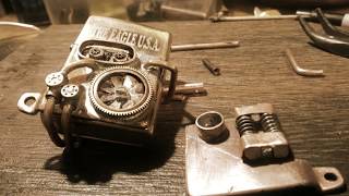 Steampunk.
Zippo 1 (ч.2) бензиновая зажигалка своими руками.