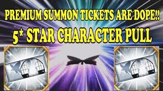 Bleach Brave Souls - PREMIUM TICKETS ARE DOPE!!! 5 STAR PULL!!