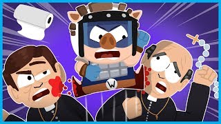 SOUTH PARK: THE FRACTURED BUT WHOLE GAMEPLAY - PART 2 w/ I AM WILDCAT - BEATING UP PEDO PRIESTS!