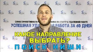 Какое направление выбрать? Поиск ниши