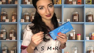 ASMR  ? ROLEPLAY PHARMACIENNE? (Je note sur les boites ✒️)