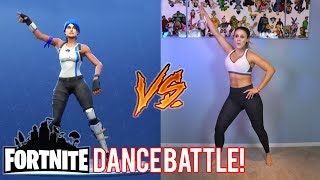 FORTNITE DANCE BATTLE! - (Real Life Vs Fortnite) | The Royalty Family