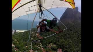 Pouso decolagem e Voo duplo de instrução -  asa delta e parapente RJ