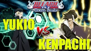 Bleach Brave Souls Yukio vs Kenpachi (Shuhei Hisagi Raid)