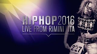Cuccu | 2016 Hip Hop Rimini | SF Solo 12/15 | DanceSport Total