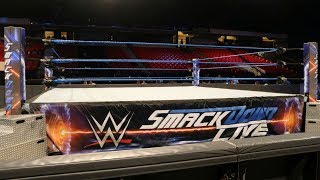 WWE SMACKDOWN LIVE SECOND ROW VLOG!