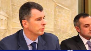 Пресс-конференция Михаила Прохорова в Саратове