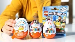 Kinder Surprise Marvel Edition Egg - Disney Princess - Lego The Simpsons