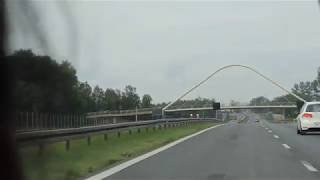 Польша. Езда по  Е 77, идем на Варшаву