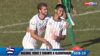 KENO - DESTAQUE DO NACIONAL A.C. NO PARANAENSE SUB-19