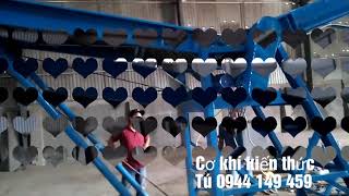 Băng tải nâng hạ cánh bướm 2 đầu 5m và 9m | Băng Tải Kiến Thức 0944.149.459