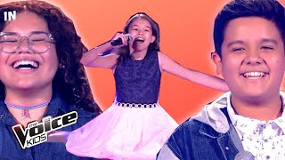 THE VOICE KIDS | MARIA EDUARDA CANTA MUITO E ENZO EMOCIONA A TODOS  | INTEVE