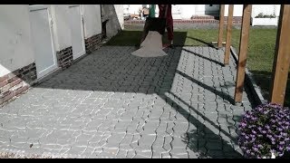 Дорожки, Самодельная Бетонная Плитка, Сделай Сам, 2019, Homemade Concrete Tile