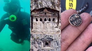 Antik Kent'in Gizemli Sularında Dalış Yaptım.Denizde Altın Arama