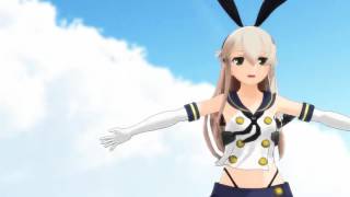 MMD Kantai Collection Shimakaze   Deliver those to Admiral