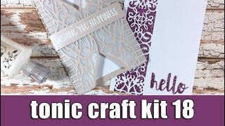 Elegant Gatefold Card | tonic craft kit 18