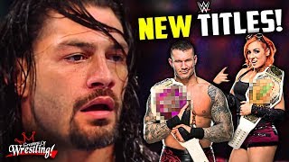 New WWE Title Belts LEAKED?!