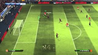 Falcao гол через себя. PES 2015