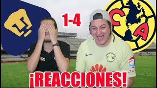¡GOLIZA EN CU! PUMAS 1-4 AMERICA | FUTBOL AL CHILE