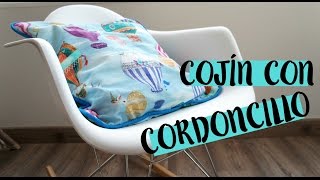DIY. Cojin con cordoncillo