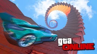 ГОЛОВОКРУЖИТЕЛЬНЫЕ СПИРАЛИ В НЕБЕ! ГОНКИ GTA 5 ONLINE ( ГТА 5 ГОНКИ )