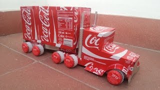 CAMION con LATTINE di COCA COLA?! Si può fare!! (-rIcIcLo-DIY-)