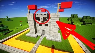 КРЕПОСТЬ СО СМЕРТЕЛЬНЫМ ОРУЖИЕМ В МАЙНКРАФТ - Как построить крепость в minecraft