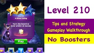 Bejeweled Stars Level 210 Tips and Strategy Gameplay Walkthrough No Boosters