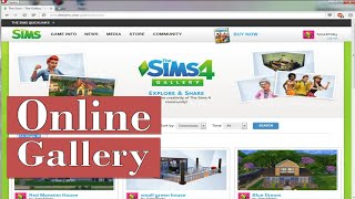 The Sims 4-Tutorial:Online Gallery|SimsPinky