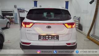 Динамический стоп-сигнал на KIA Sportage 2017