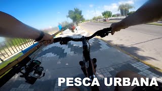 "PESCA URBANA" Aire libre, bicicleta, naturaleza, pescando con mosca, TARUCHAS Y MOJARRAS.