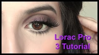 LORAC PRO 3 PALETTE: PURPLE MAKEUP FOR BROWN EYES