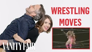 Alison Brie & GLOW Cast Review Classic Wrestling Moves | Vanity Fair
