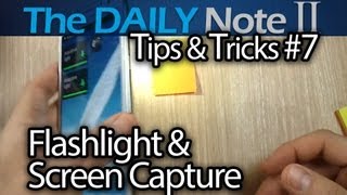 Samsung Galaxy Note 2 Tips & Tricks (Episode 7: Different LED Flashlight Levels, Screen Capture)