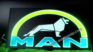 Светящийся логотип MAN