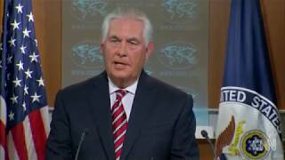 Tillerson addresses Trump's Afghanistan plan