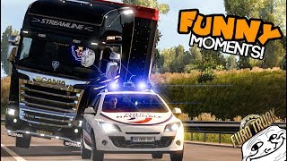 Euro Truck Simulator 2 Multiplayer Funny Moments & Crash Compilation #51