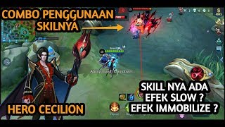 CARA MENGGUNAKAN HERO CECILION - MOBILE LEGEND