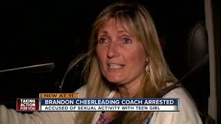 Cheerleading coach arrested for sexual activity with teenage girl