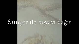 Mermer efekti uygulaması
